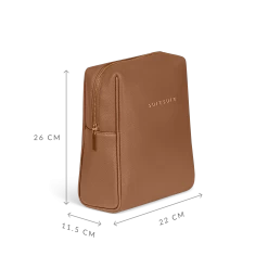 Fab Seventies - Camel - Upright Toilettas -Travel Storage Store 0013662 as 72021 4