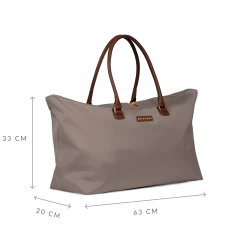 Fab Seventies - Taupe - Travel Tote -Travel Storage Store 0013755 bs 72715 4