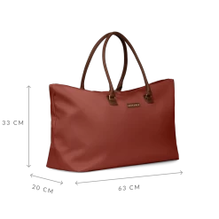 Fab Seventies - Red Ochre - Travel Tote -Travel Storage Store 0013765 bs 72717 4