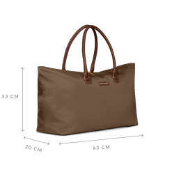 Fab Seventies - Cocoa Brown - Travel Tote 7 Fab Seventies - Cocoa Brown - Travel Tote -Travel Storage Store 0013770 bs 72718 4