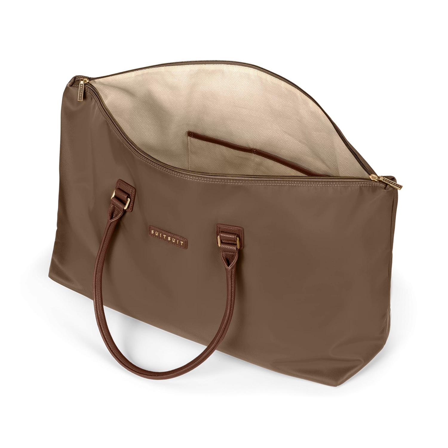 Fab Seventies - Cocoa Brown - Travel Tote 5 Fab Seventies - Cocoa Brown - Travel Tote - Image 5