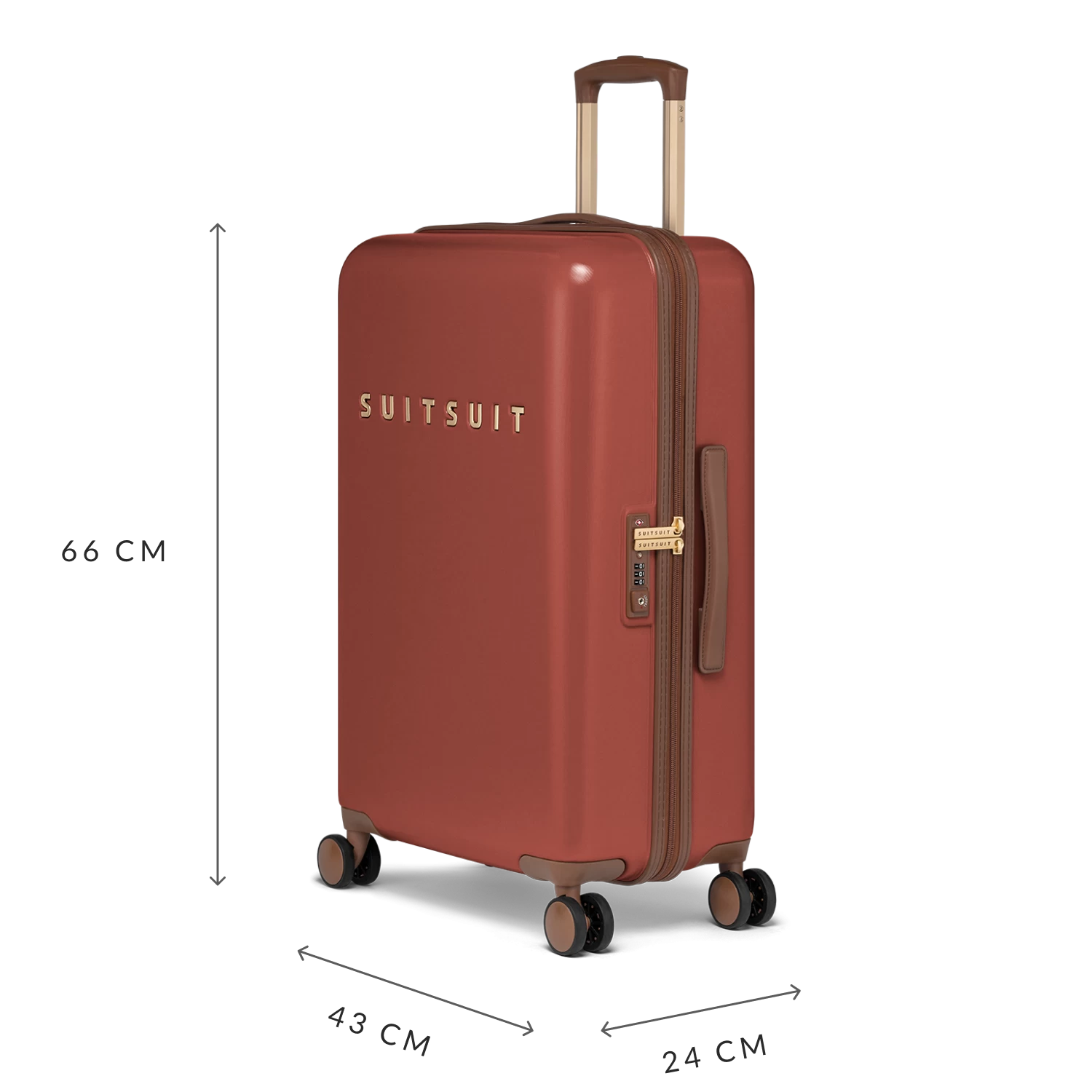 Fab Seventies - Red Ochre - Reiskoffer (66 Cm) 3 Fab Seventies - Red Ochre - Reiskoffer (66 Cm) - Image 3