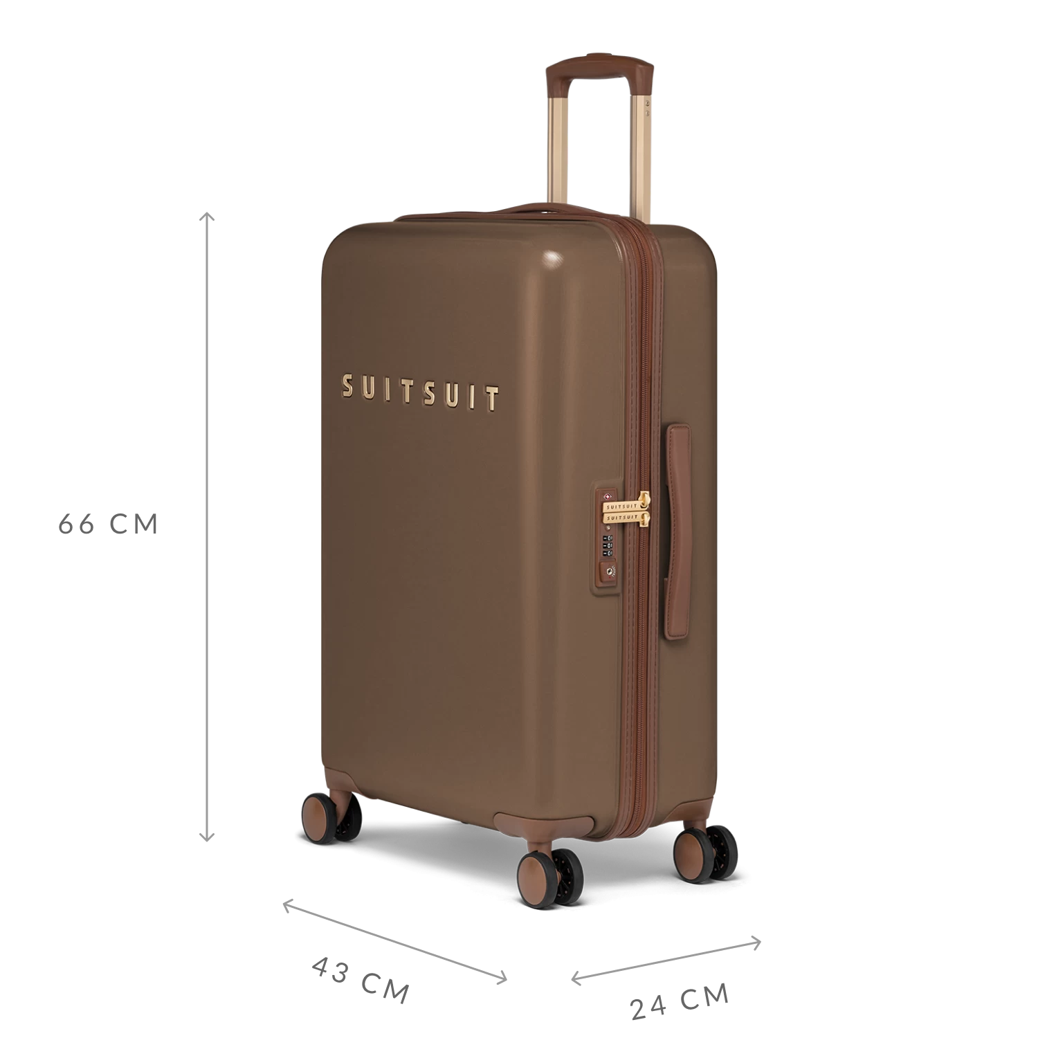 Fab Seventies - Cocoa Brown - Reiskoffer (66 Cm) 3 Fab Seventies - Cocoa Brown - Reiskoffer (66 Cm) - Image 3